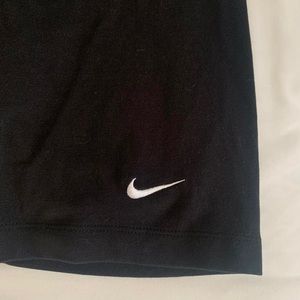 black nike biker shorts